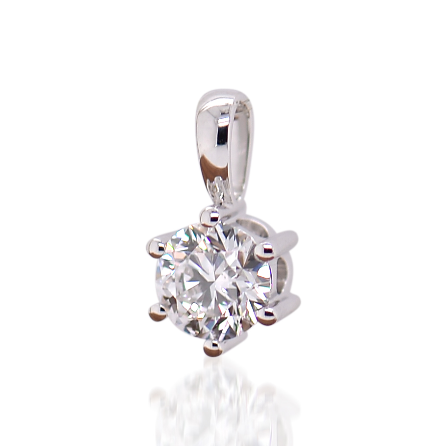 Factory Price 14k Gold Jewelry Wholesale HTHP Lab Diamond 14k Solid Gold Diamond Pendant on Sale Retail Welconme