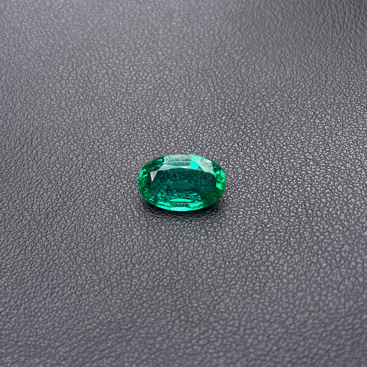 Natural Emeralds Green Zambian Star-shaped Mineral Gemstones 3mm Oval Cut Crystal for Jewelry Making for Necklaces