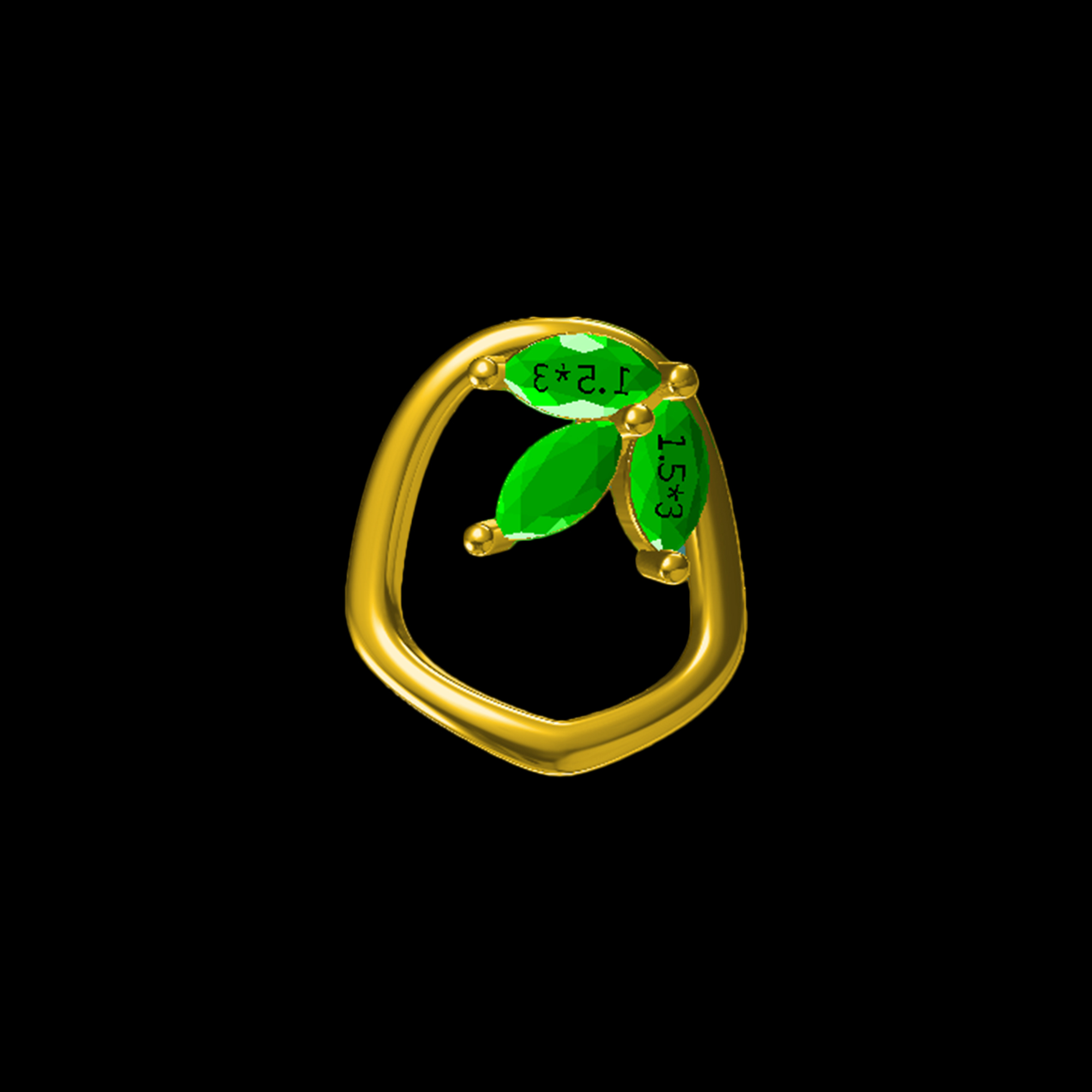 18K Solid Gold Dental Caps Body Jewelry Trendy Safe for Oral Cavity Women