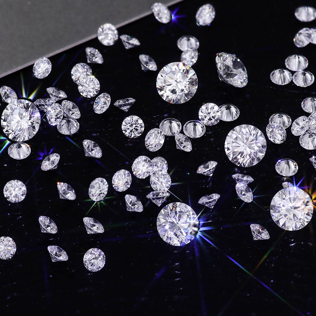 Cultivation Stone Foot Anti-HPHT Synthetic Lab-grown D Color Princess Cut Bare 08-19mm Small for Certified Forever Star