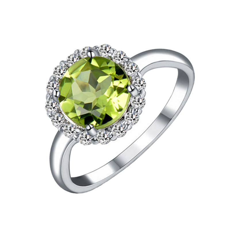 Wholesale in AAA Grade Natural Round Loose Stones Peridot Stone Price