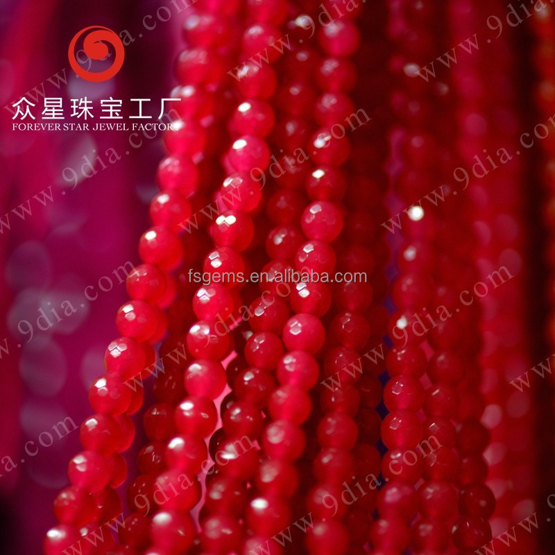 Hot Sale Wholesale Dyed Jade Stone Beads Jade Bead