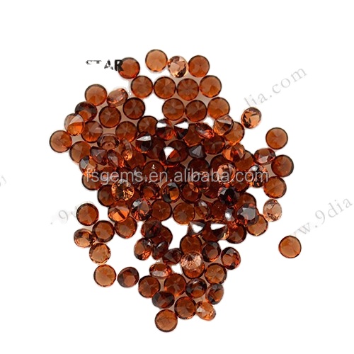 Best Price Hot Sale Forever Star AA Quality Brilliant Cut Round Red Natural Garnet 1.25mm