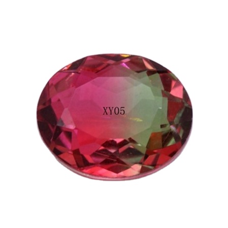 Hot Sale Multicolor Watermelon Tourmaline Glass Product