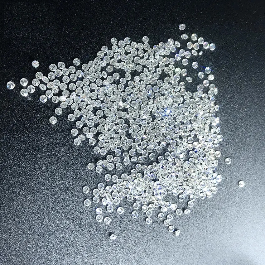 Forever Star Synthetic DEF Color Round Cut Excellent Grade VVS White Small Size 0.8-3.0MM Loose 1 Carat Moissanite Diamond Stone