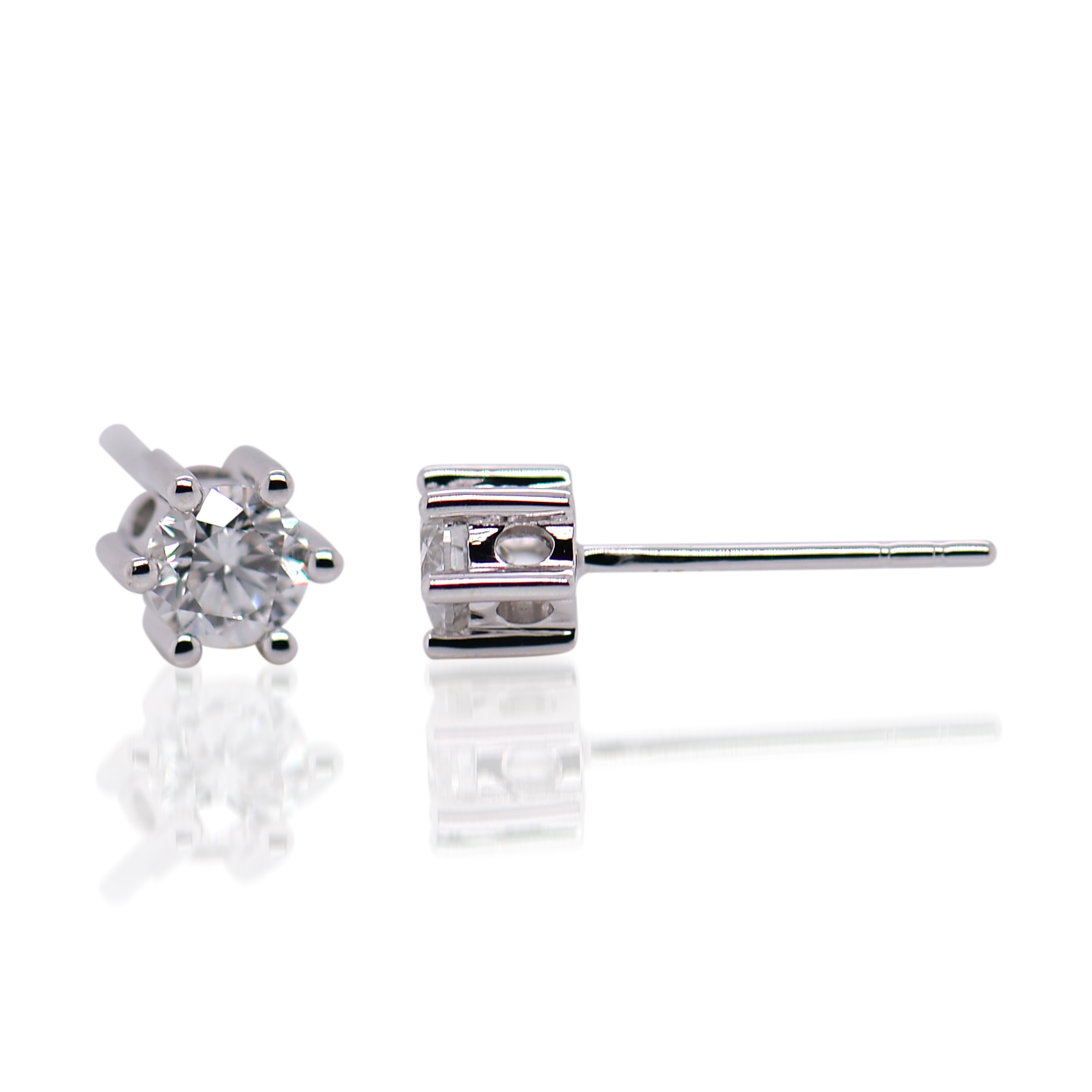 Factory Low Price Whole Sale Lab Grown Diamond Lab Diamond Jewelry HTHP Diamond Earring Stud