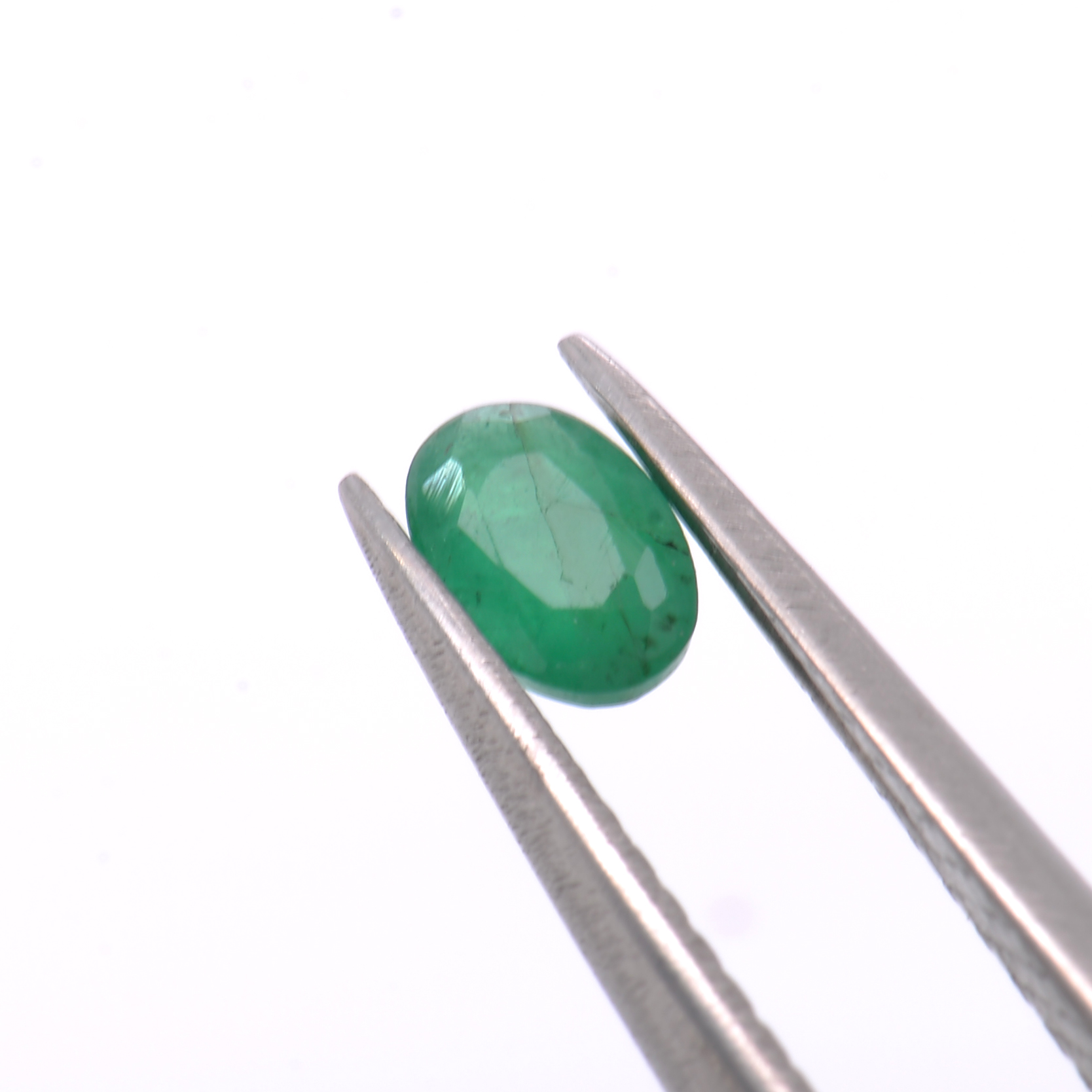 Wholesale Brazil 6*4mm Oval Natural Emerald Loose Gemstone