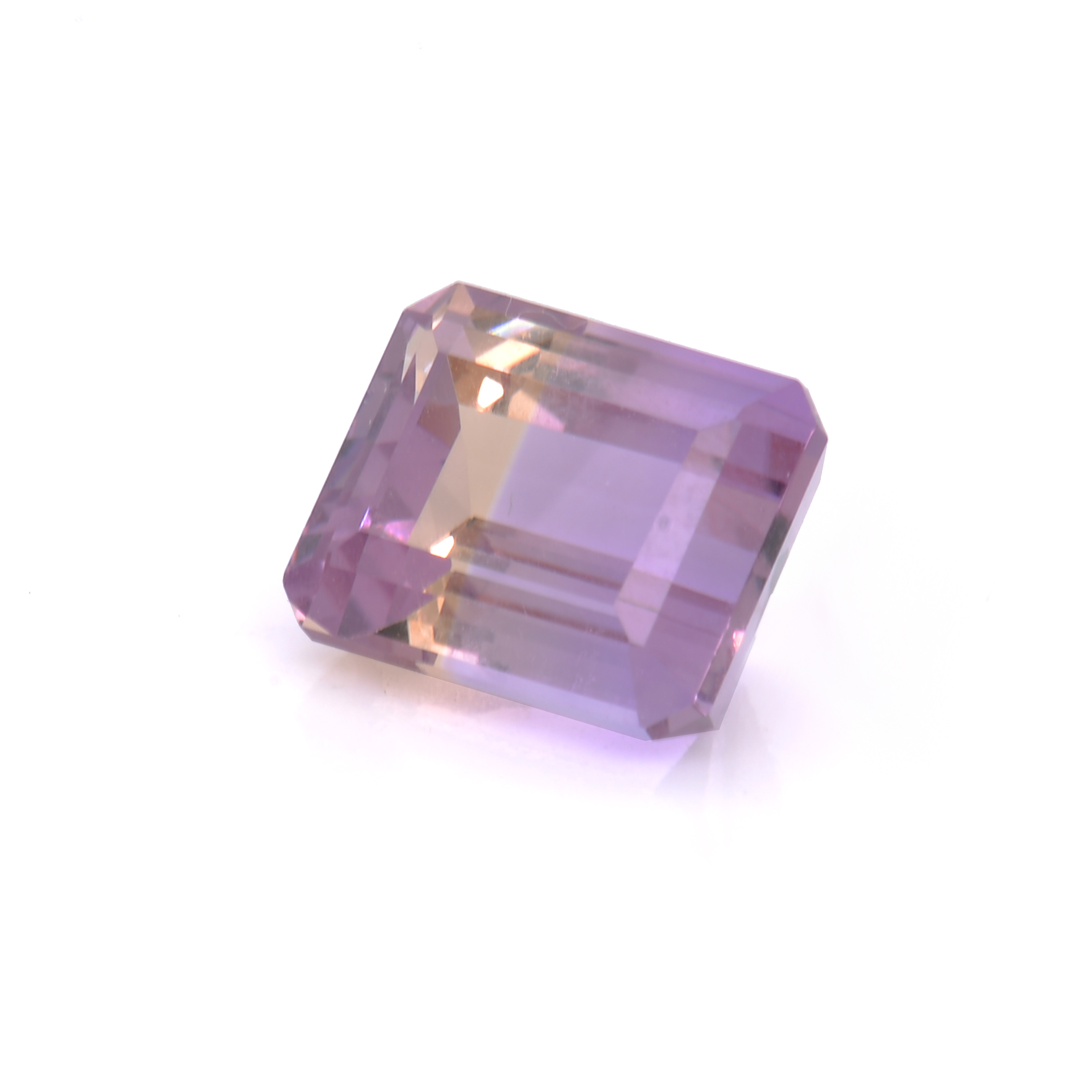Low Price Good Quality Good Cut Natural Ametrine Two Color Gem Stone for Jewelry