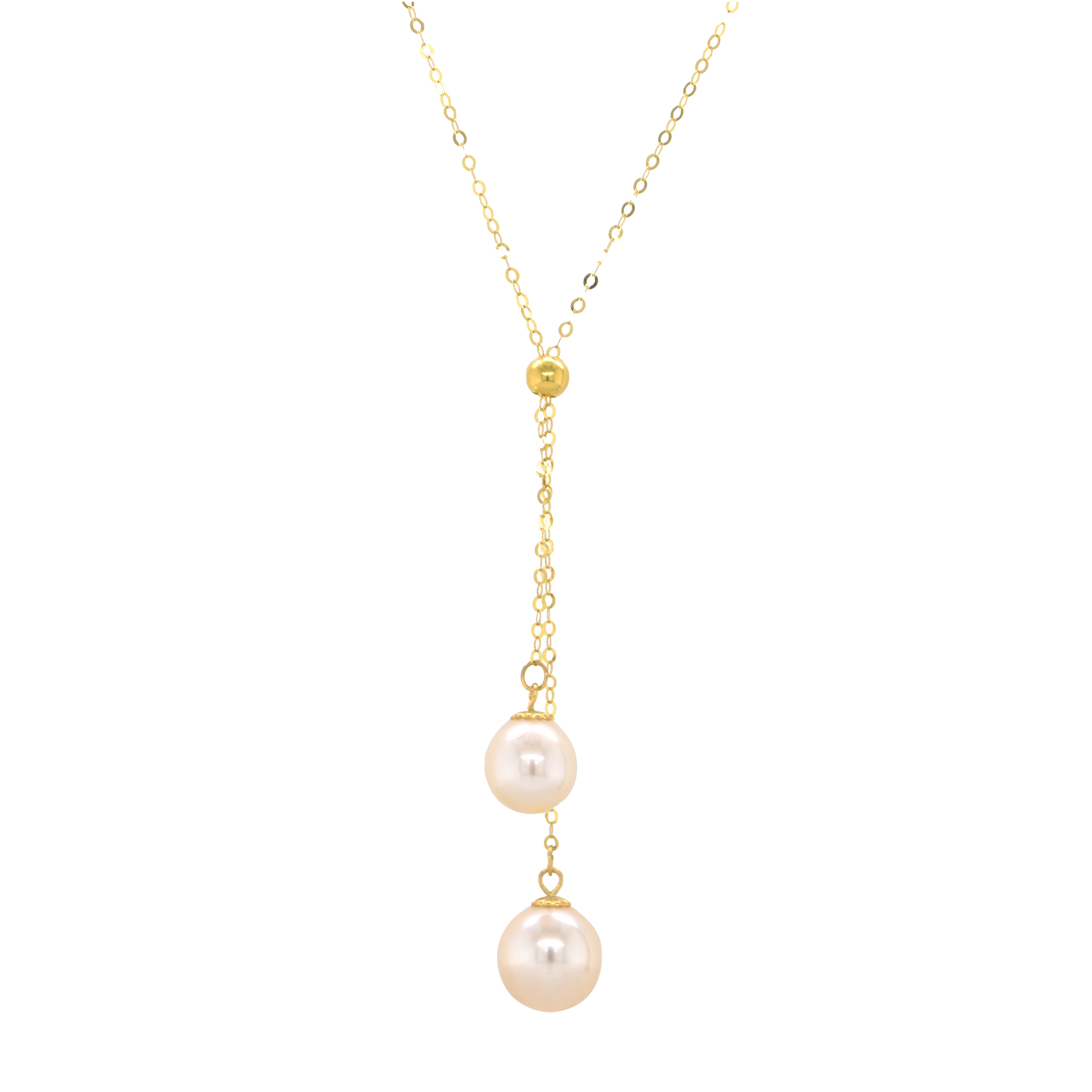Fantastic Gold Jewelry 18k Gold Freshwater Pearls Jewelry Necklace Custom Necklace for Lady