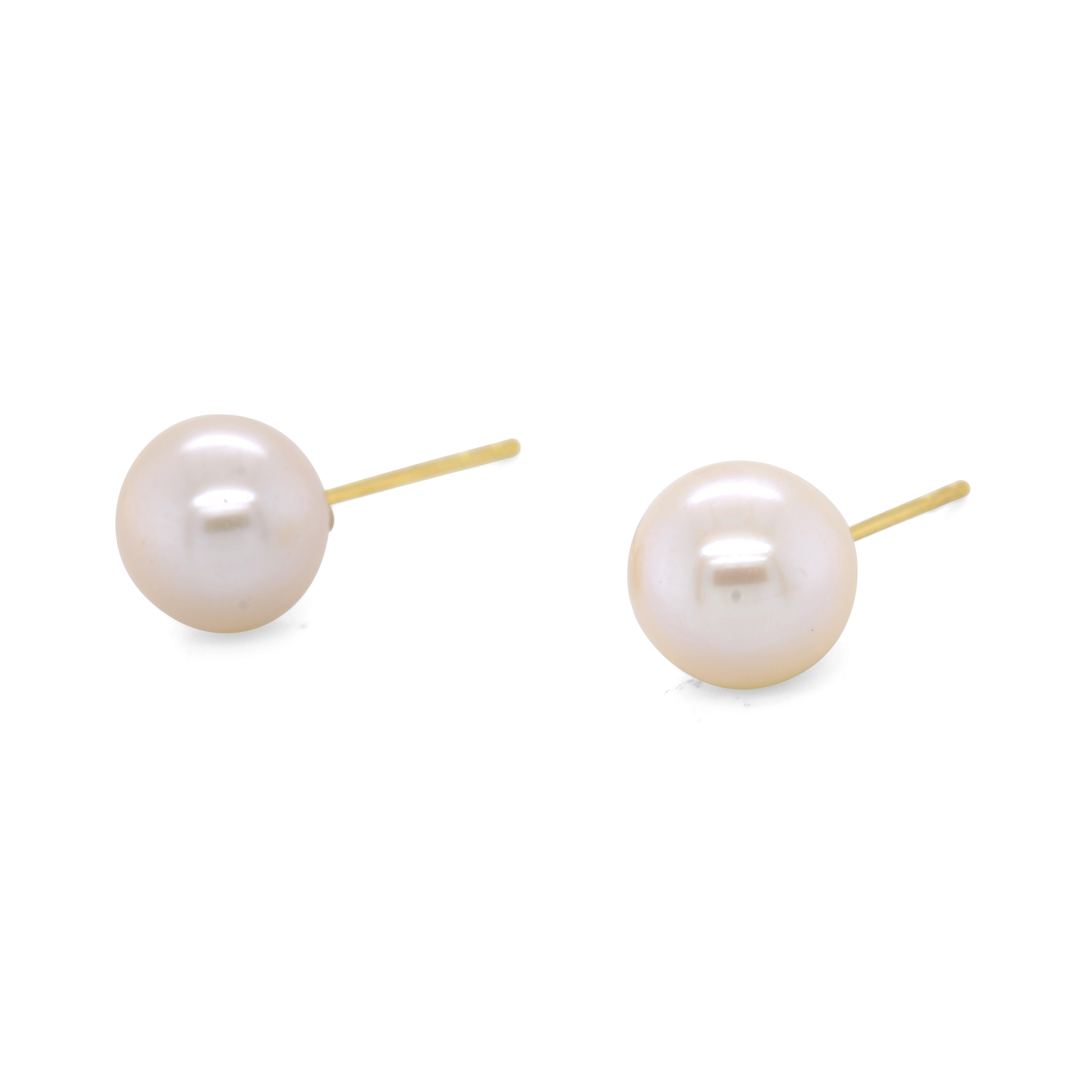 Fashion Style High Quality Jewelry 18 k Gold Joyas 18k Pearl Earrings for Gift