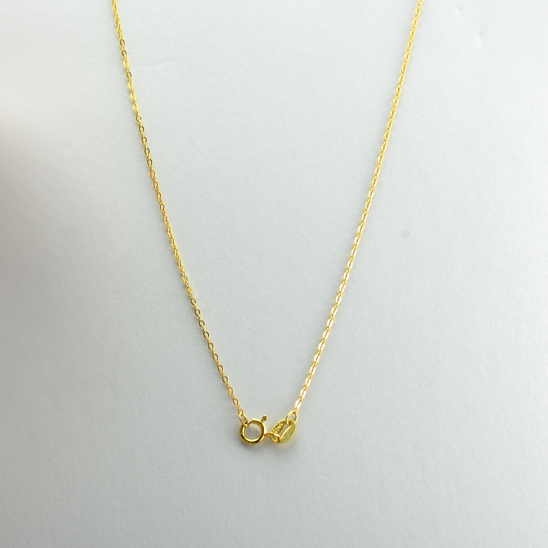 Wholesale 925 Sterling Silver Necklace Chain Yellow Gold Plated Unisex Classic Link Chain for Wedding Party & Engagement Gift