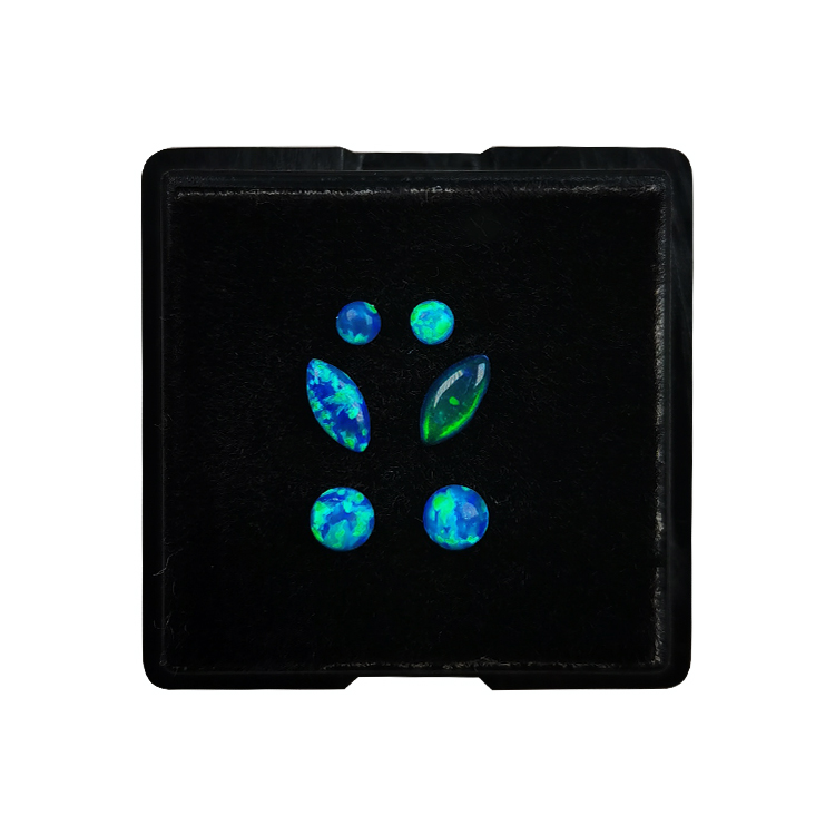 Unique Flat Back Butterfly Shape Lab Created Opal  Certified Tooth Gems for Teeth Grillz Decoration