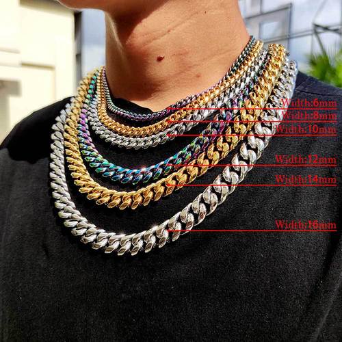 Men's 18K Gold Cuban Link Chain Necklace 925 Silver Bracelet & Anklet Set with Diamond Iced Out Moissanite Pendant Hip Hop Style