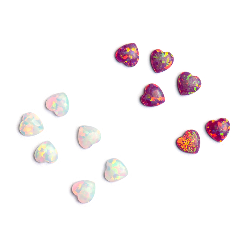 Dental Butterfly Teeth Gem 2mm 4*2mm Small Size Horse Eye Lab Created Colorful Opal Tooth Gem Party Gift Unisex