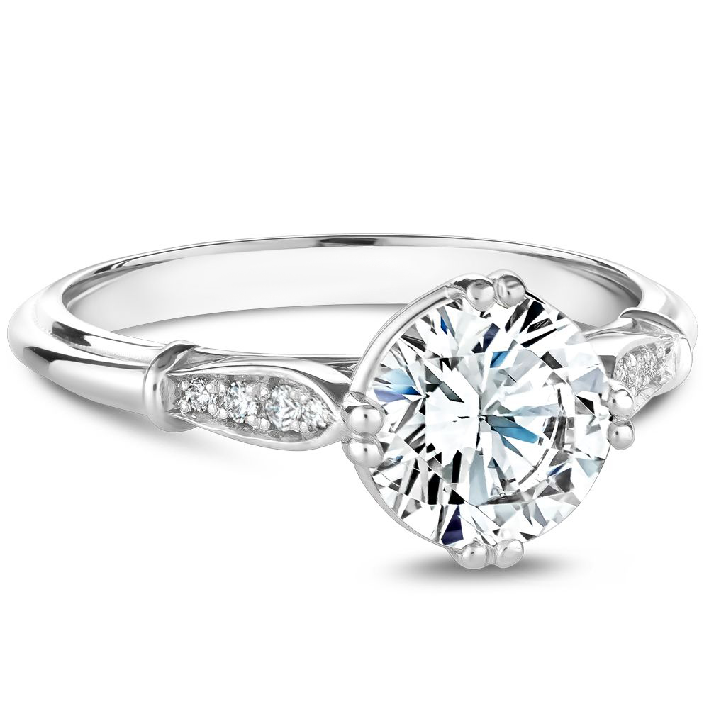 Fashion Real Solid 18K Gold Jewelry Hpht Round Brilliant Cut Diamond Wedding Rings for Women Bridal Custom Couple Ring