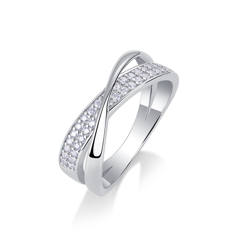 925 Silver & 14k Gold Plated Engagement Ring Grade D Moissanite Diamond Certified Women's Ring