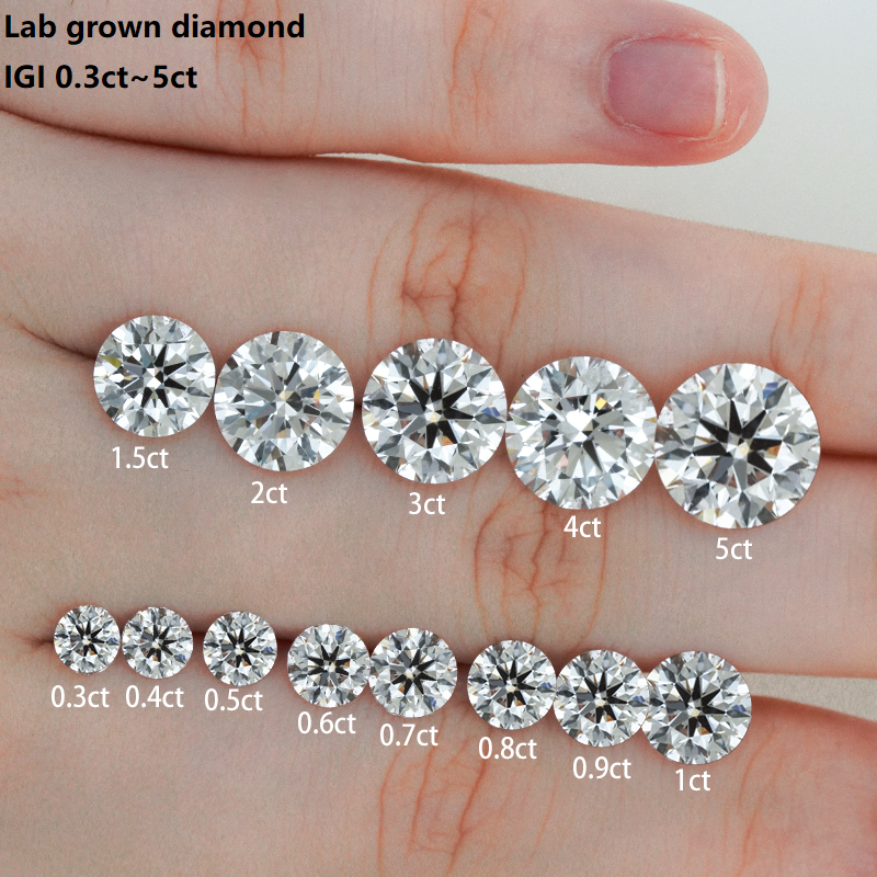 IGI  GIL Certificate Wholesale Rectangular Right Angle Lab Created Diamond HPHT CVD Lab Grown Diamond