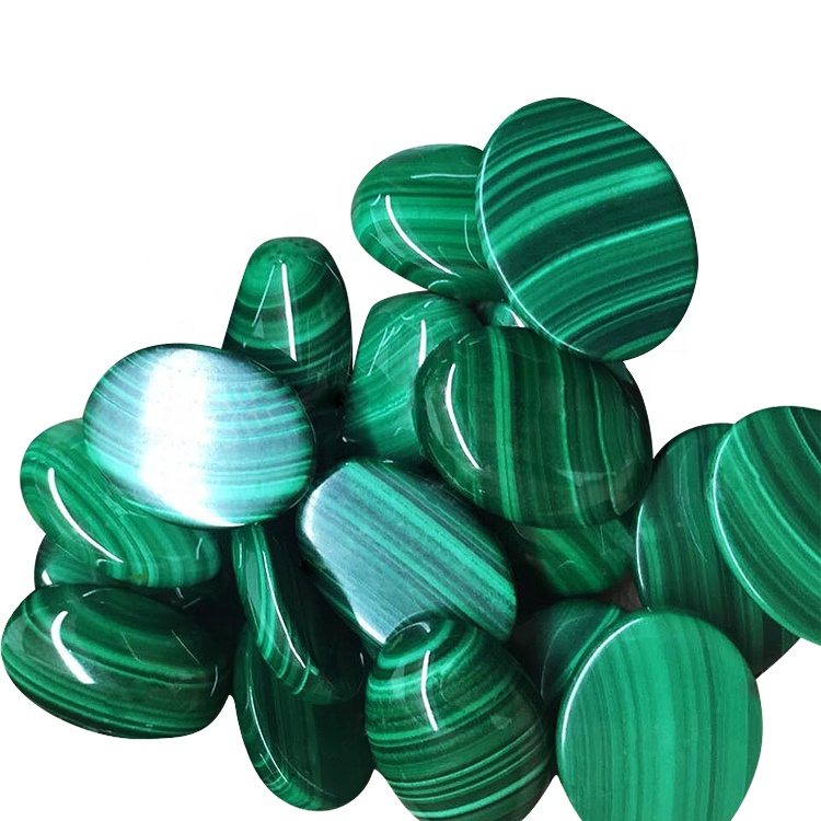 Wholesale Natural Malachite Loose Gemstones in Various Shapes White Heart Oval Star Pear Flower Square Rectangle Heart