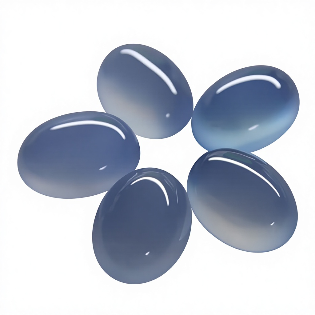 Wholesale High Quality Oval Natural Blue Chalcedony Rough