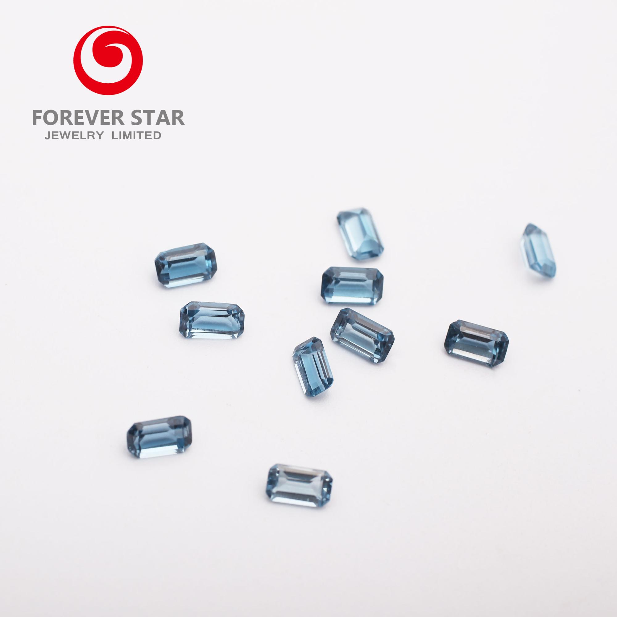 Good Polishing Wholesale Factory Price London Blue Topaz Ring