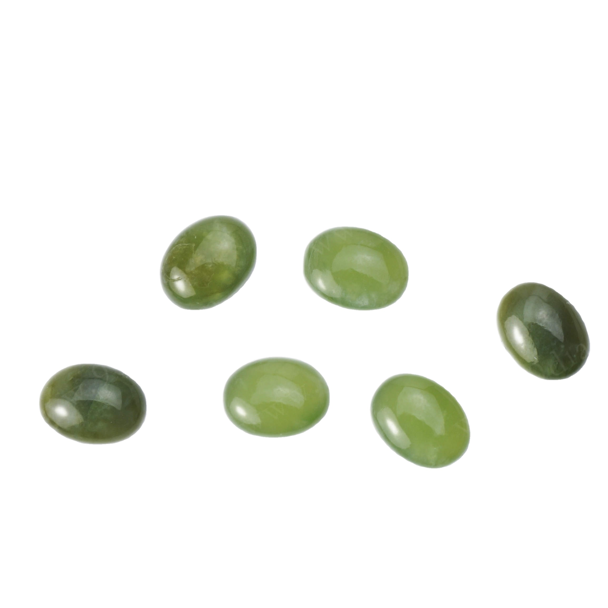 Wholesale Natural Oval Jasper Beads Green Jasper Stone