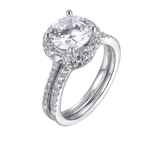 Designed Jewelry Women 14k Gold Wedding Rings Gold Proposal Moissanite Diamond Ring